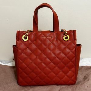 Charles & Keith Chain Detail Quilted Tote